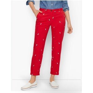 Talbots chinos Frenchies critter print 10